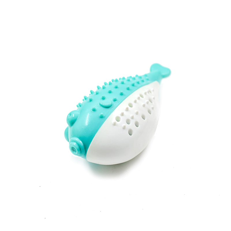 Puffer Fish Shaped Cat Toothbrush