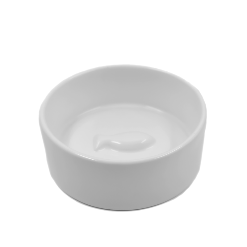 Fish Ceramic Feeding Bowl