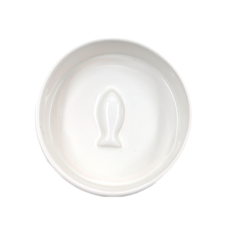 Fish Ceramic Feeding Bowl