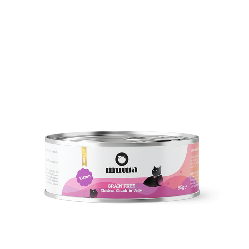WITH CHICKEN, CHUNKS IN JELLY FOR KITTENS